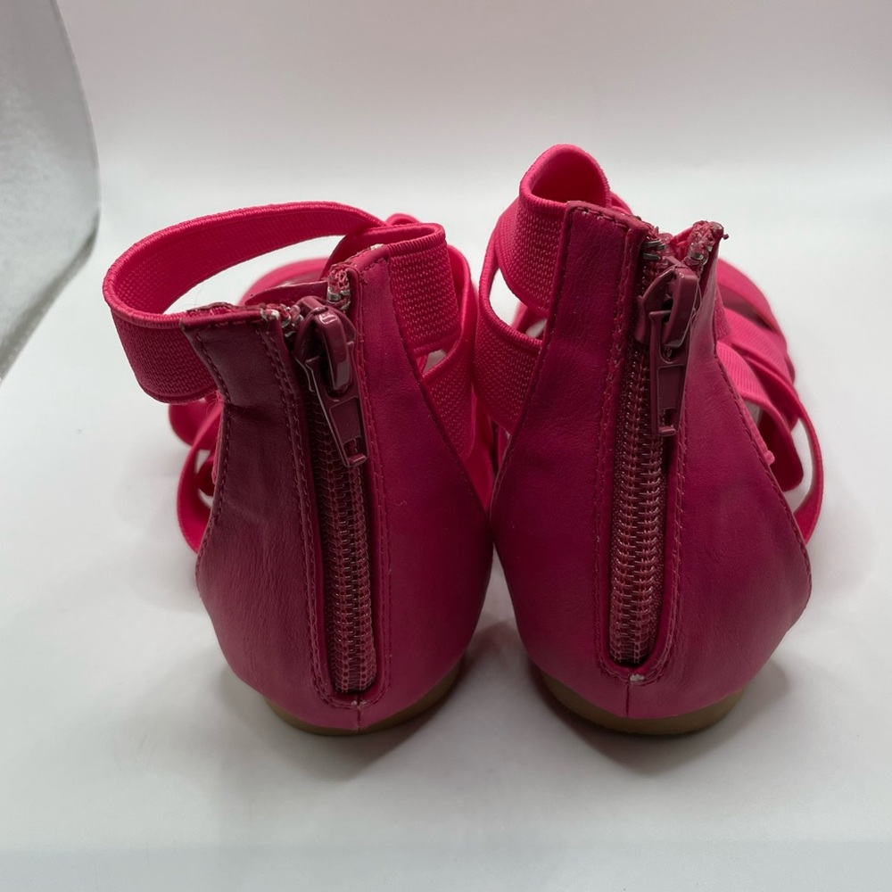 Girls Donald Pliner Jrs Pink Strappy Sandals, EU 30, US 12, Paola Style - Picture 2 of 5